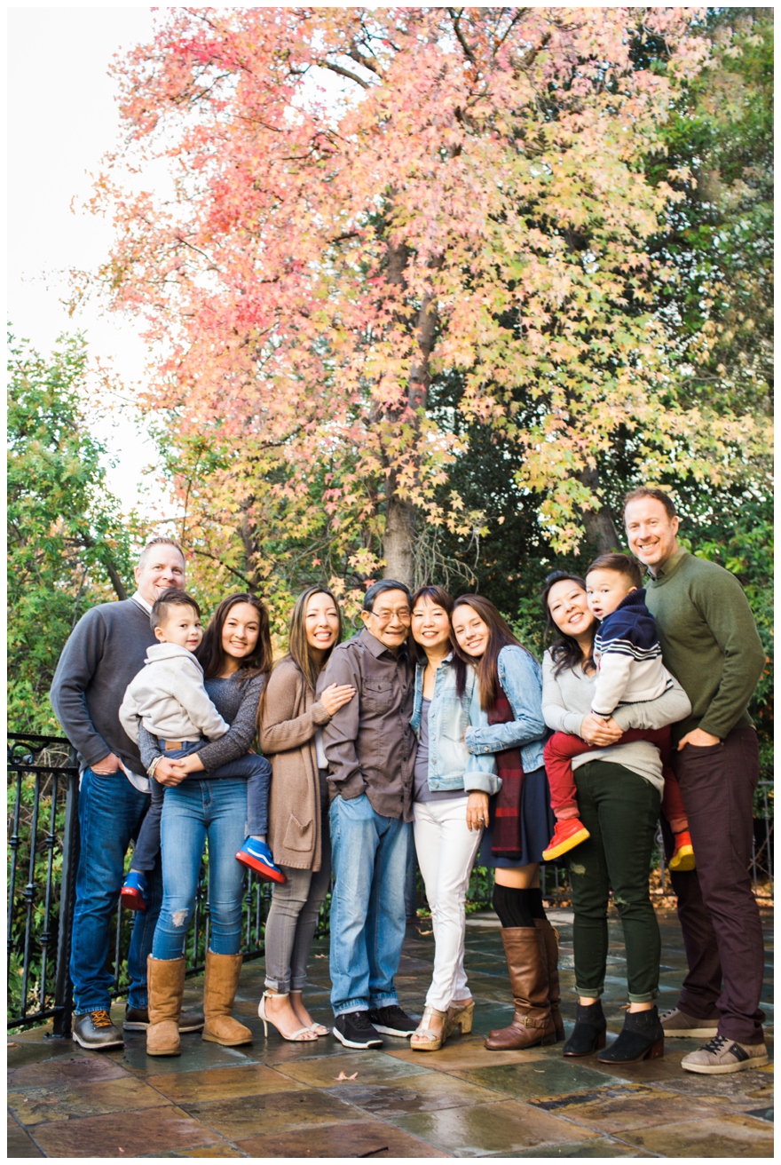 Extended Family Session in Saratoga, California