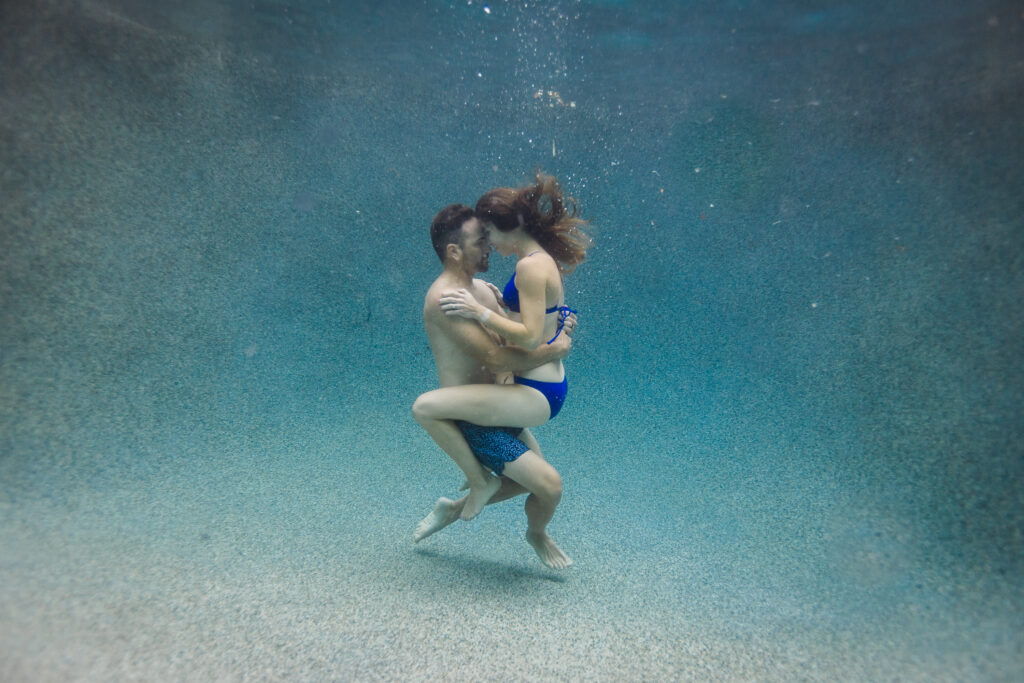 Underwater Photo of Lovers