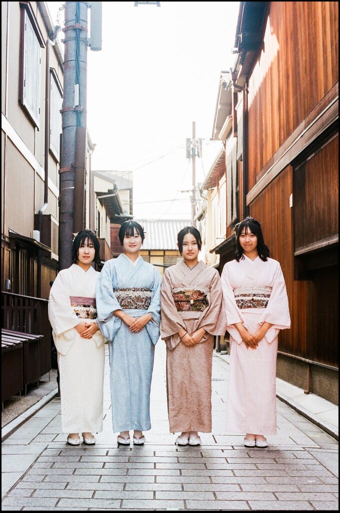 Japanese girls in Gion District